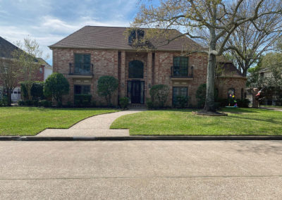 Unsuspected hail damage, we worked directly with the insurance company to take care of this family